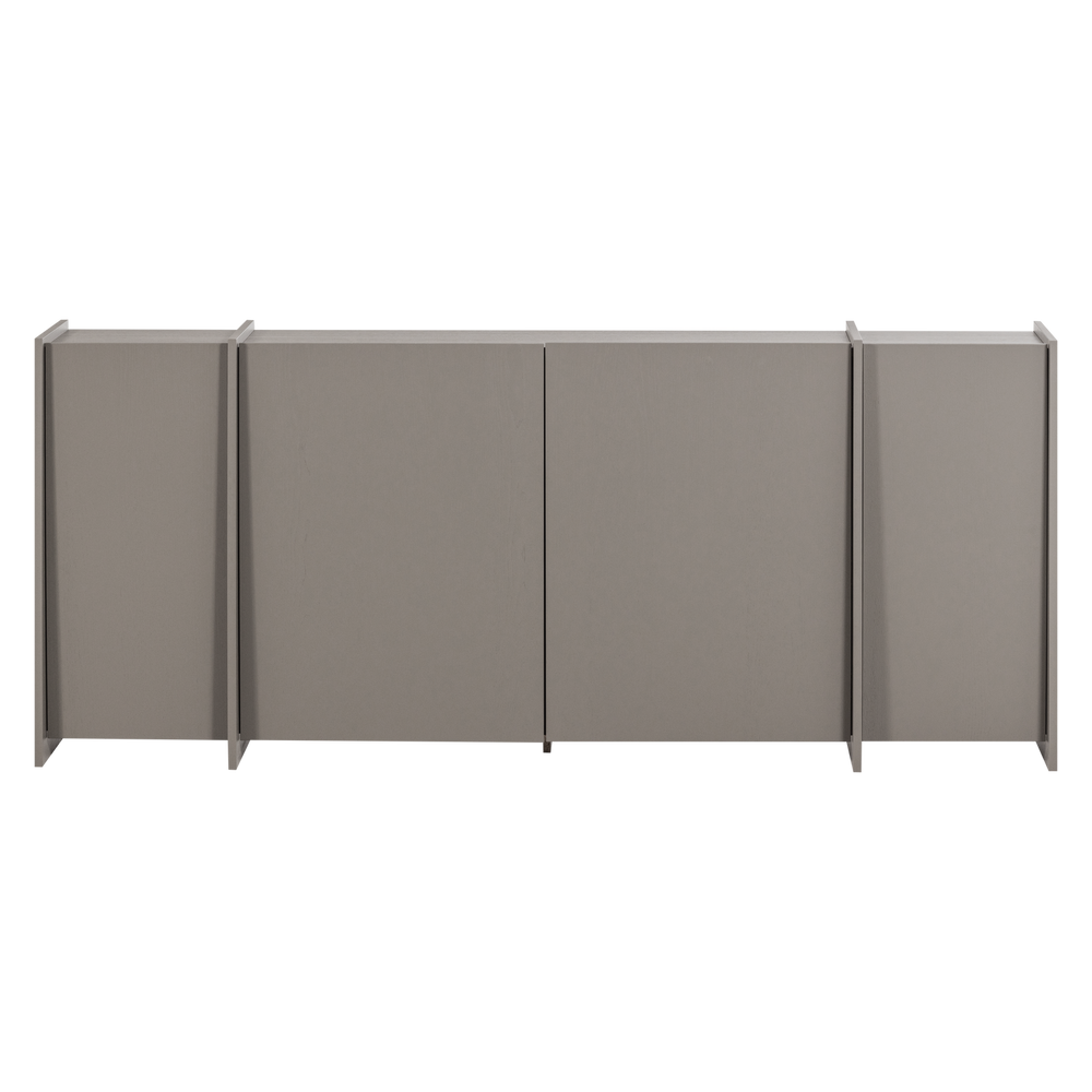 BROCK DRESSOIR 200 CM ESSEN FINEER WARMGRIJS [fsc]