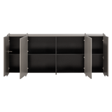 BROCK DRESSOIR 200 CM ESSEN FINEER WARMGRIJS [fsc]