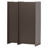 BROCK 2-DEURS KAST ESSEN FINEER MIDDENBRUIN [fsc]