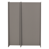 BROCK 2-DEURS KAST ESSEN FINEER WARMGRIJS [fsc]