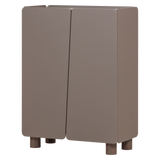 ROOT 2-DEURS KAST GRENEN TRUFFEL BRUIN [fsc]