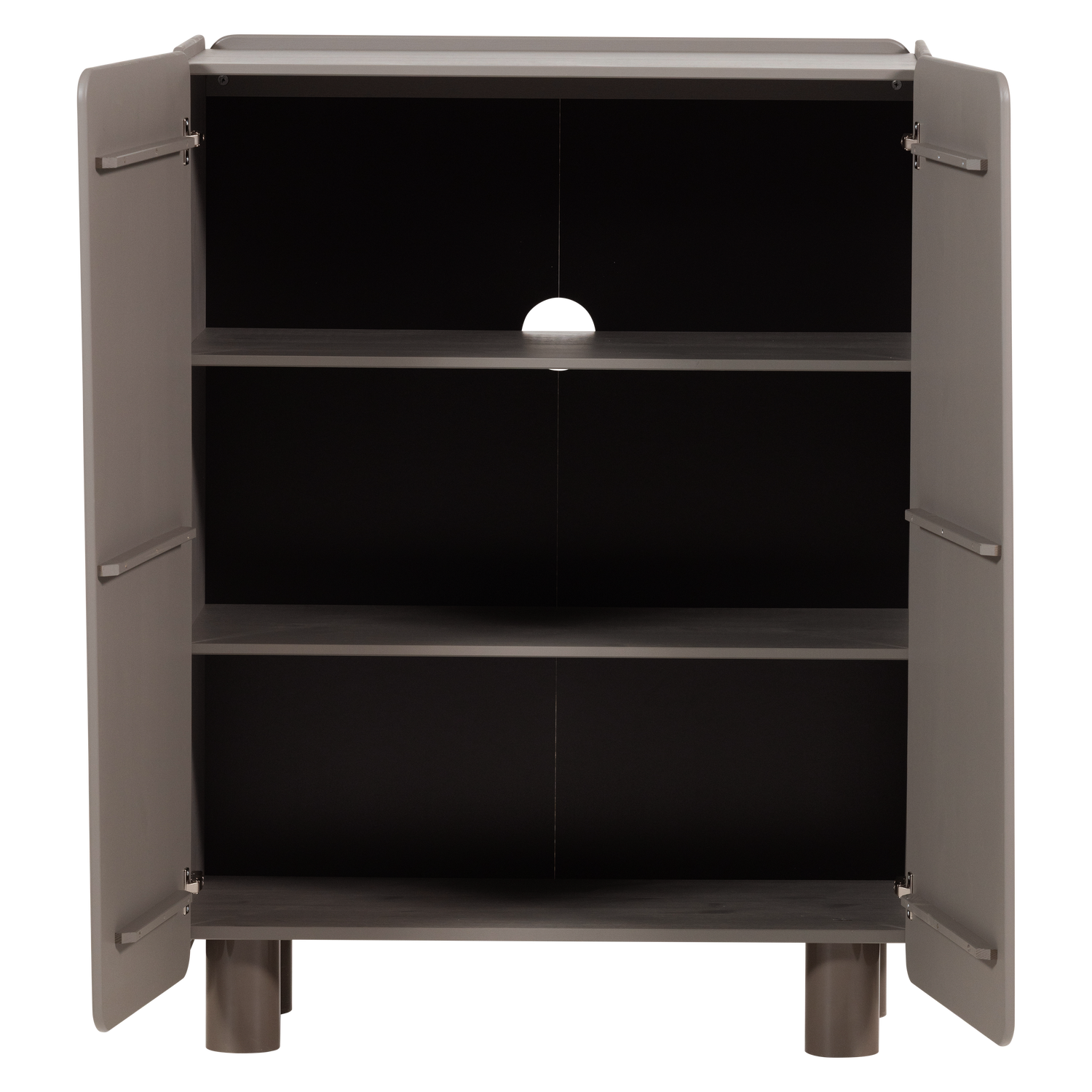 ROOT 2-DEURS KAST GRENEN TRUFFEL BRUIN [fsc]