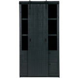 SLIDE KAST BARN BEZAAGD MAT ZWART [fsc]