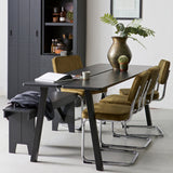 SLIDE KAST BARN BEZAAGD MAT ZWART [fsc]