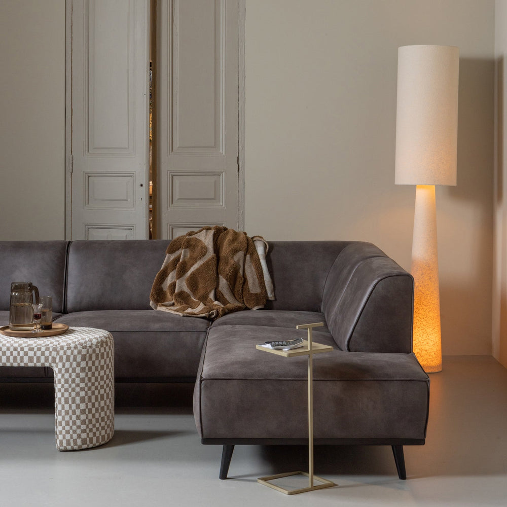 JACOB GESTOFFEERD BANKJE RUIT DESSIN ZAND