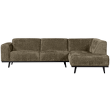 STATEMENT HOEKBANK RECHTS STRUCTURE VELVET BONSAI