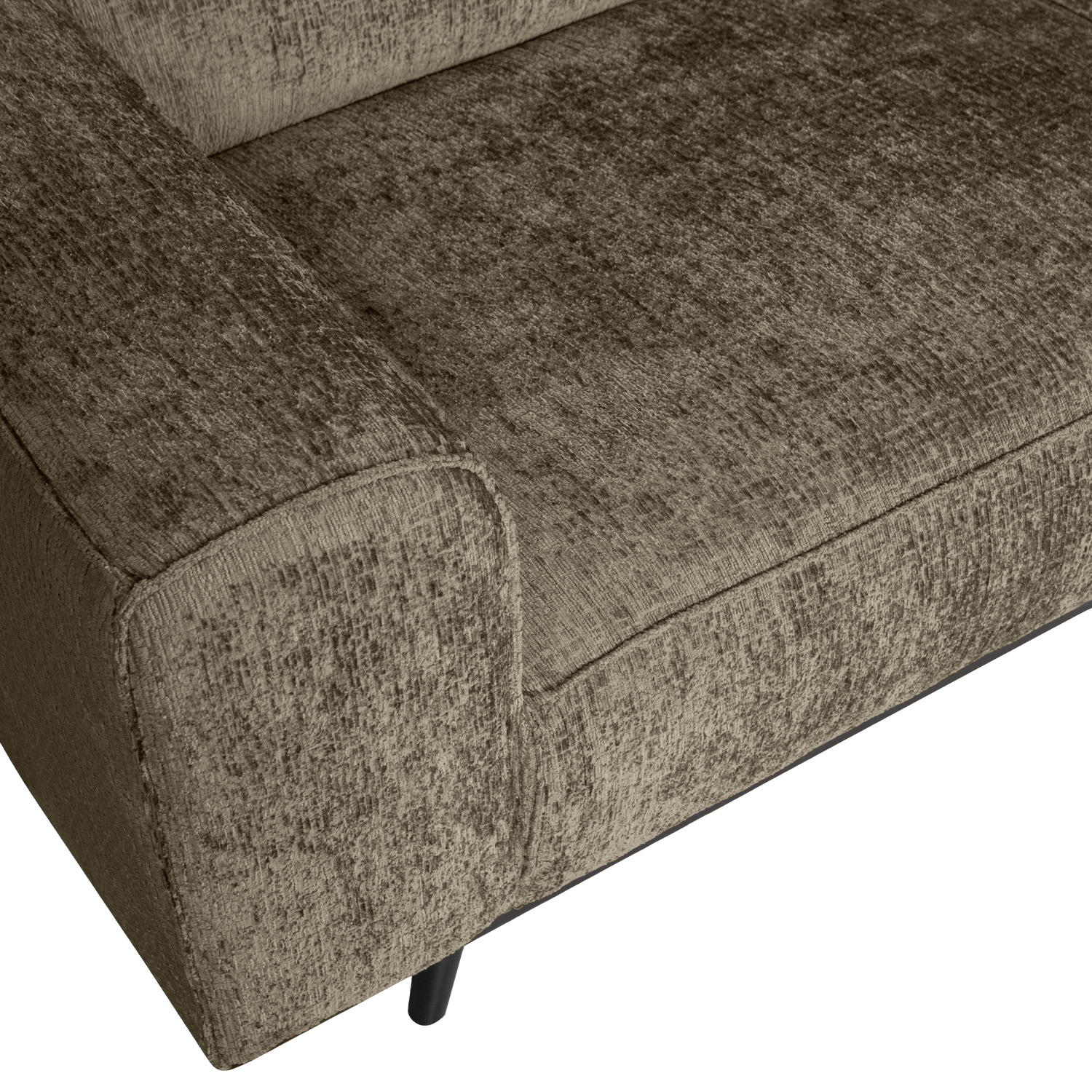 STATEMENT HOEKBANK RECHTS STRUCTURE VELVET BONSAI