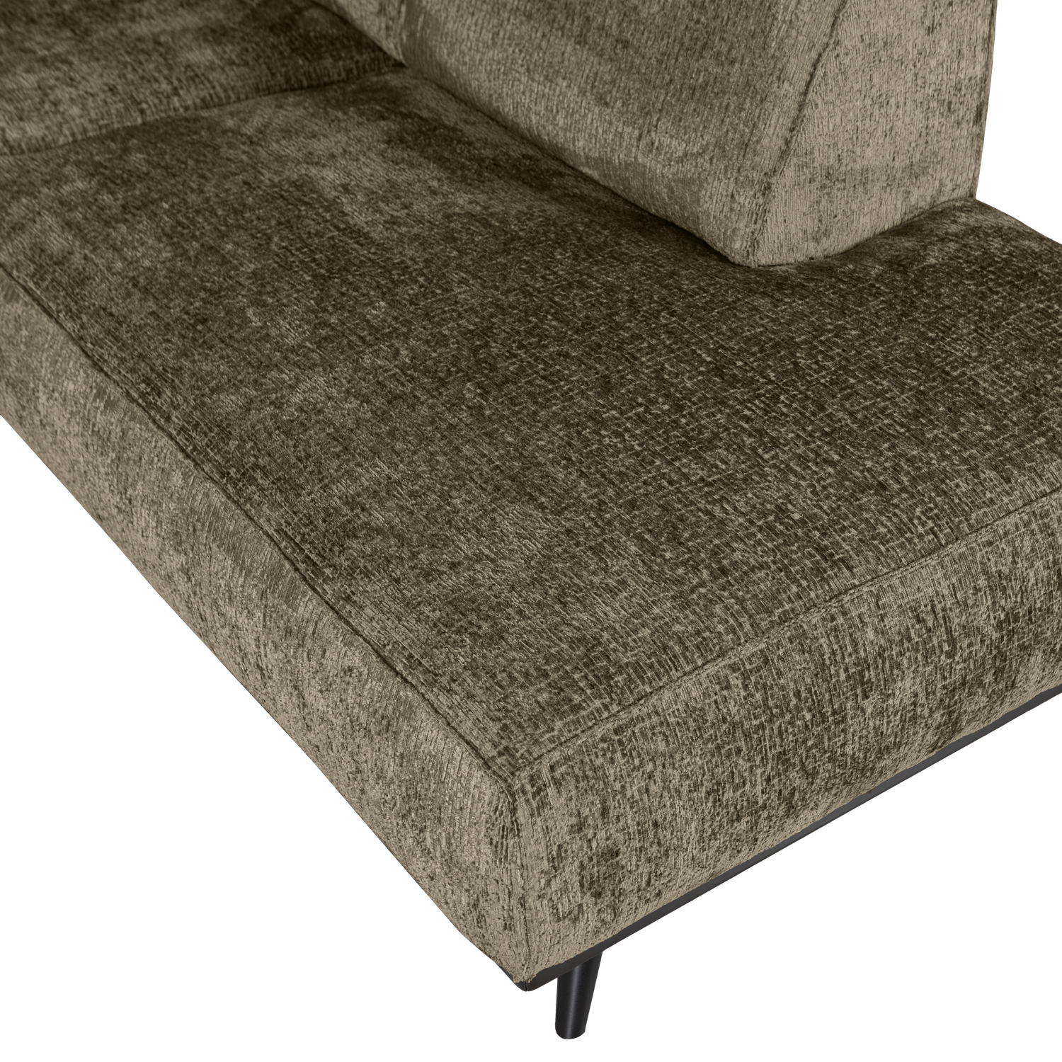 STATEMENT HOEKBANK RECHTS STRUCTURE VELVET BONSAI