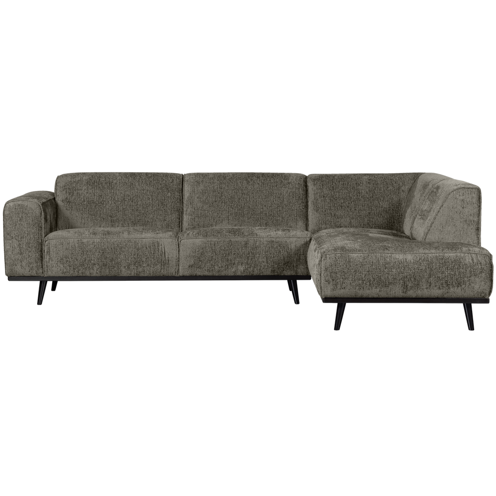 STATEMENT HOEKBANK RECHTS STRUCTURE VELVET FROST