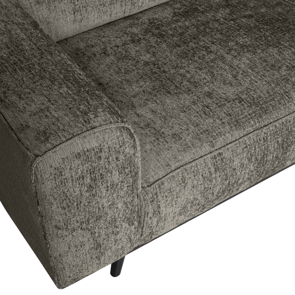 STATEMENT HOEKBANK RECHTS STRUCTURE VELVET FROST