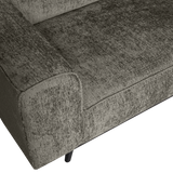 STATEMENT HOEKBANK RECHTS STRUCTURE VELVET FROST