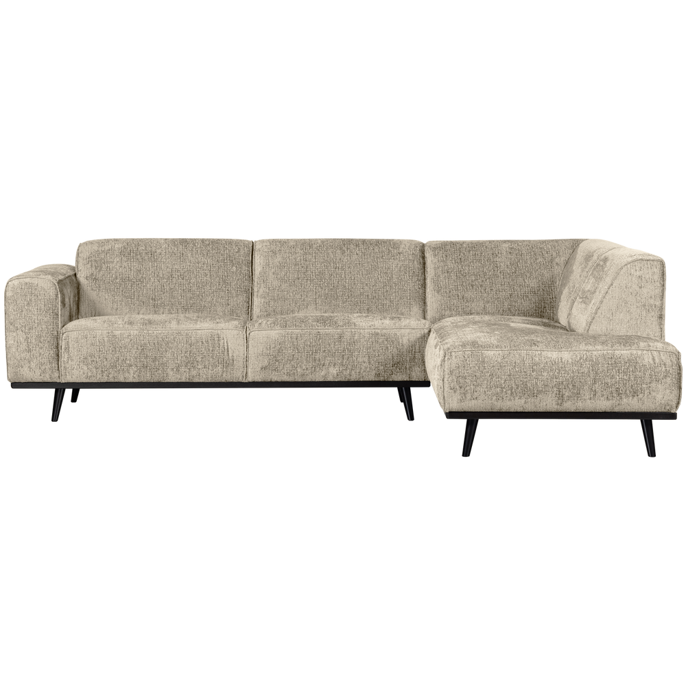 STATEMENT HOEKBANK RECHTS STRUCTURE VELVET WHEATFIELD