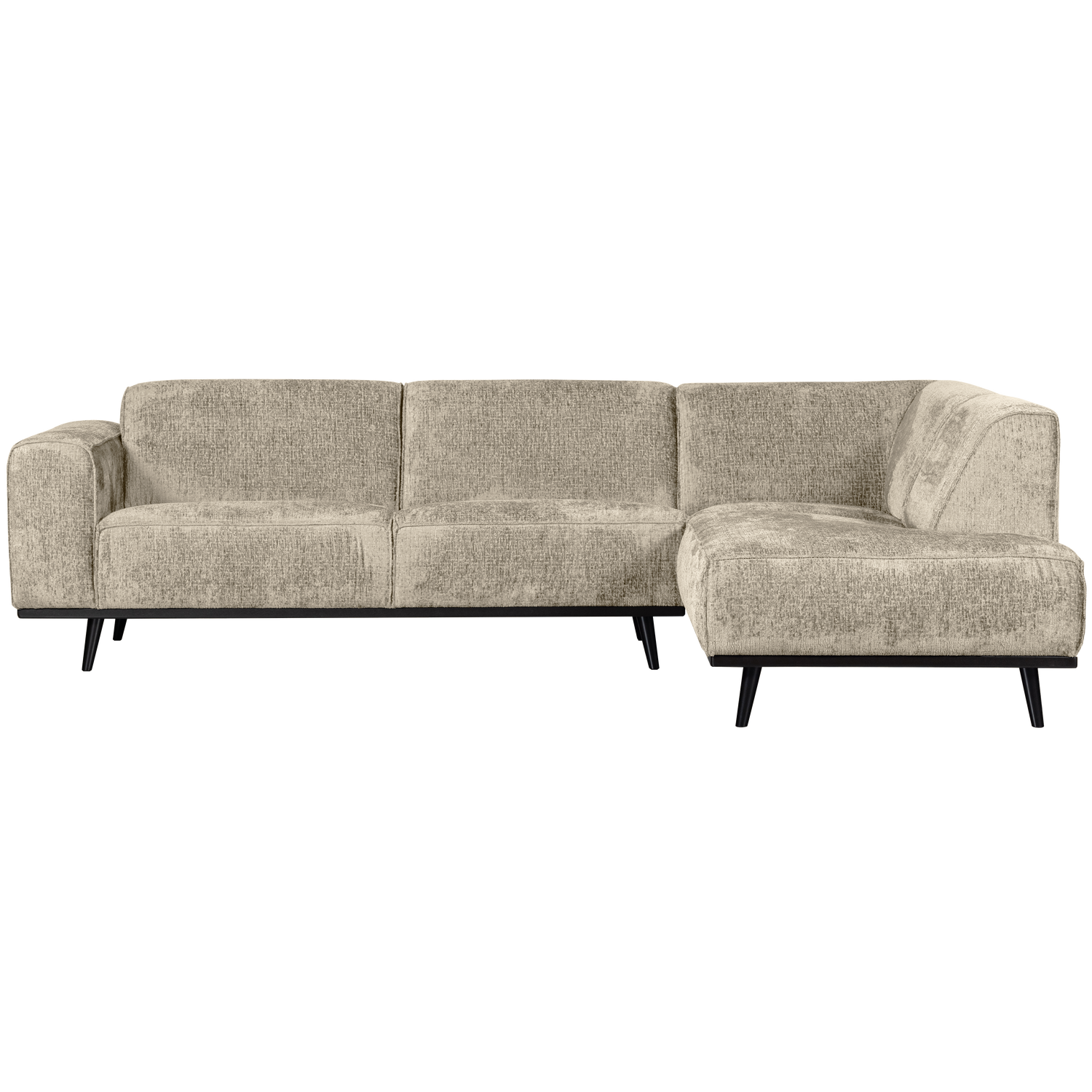 STATEMENT HOEKBANK RECHTS STRUCTURE VELVET WHEATFIELD