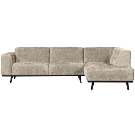 STATEMENT HOEKBANK RECHTS STRUCTURE VELVET WHEATFIELD