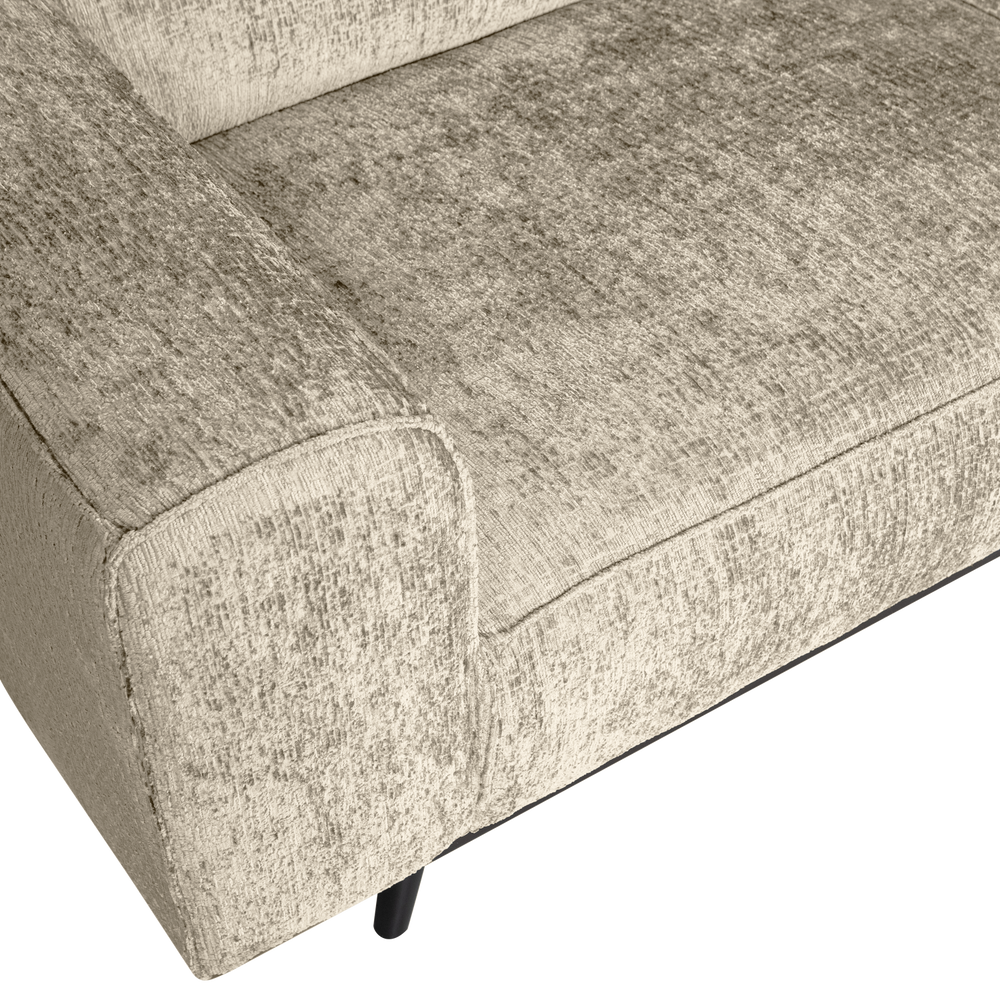 STATEMENT HOEKBANK RECHTS STRUCTURE VELVET WHEATFIELD