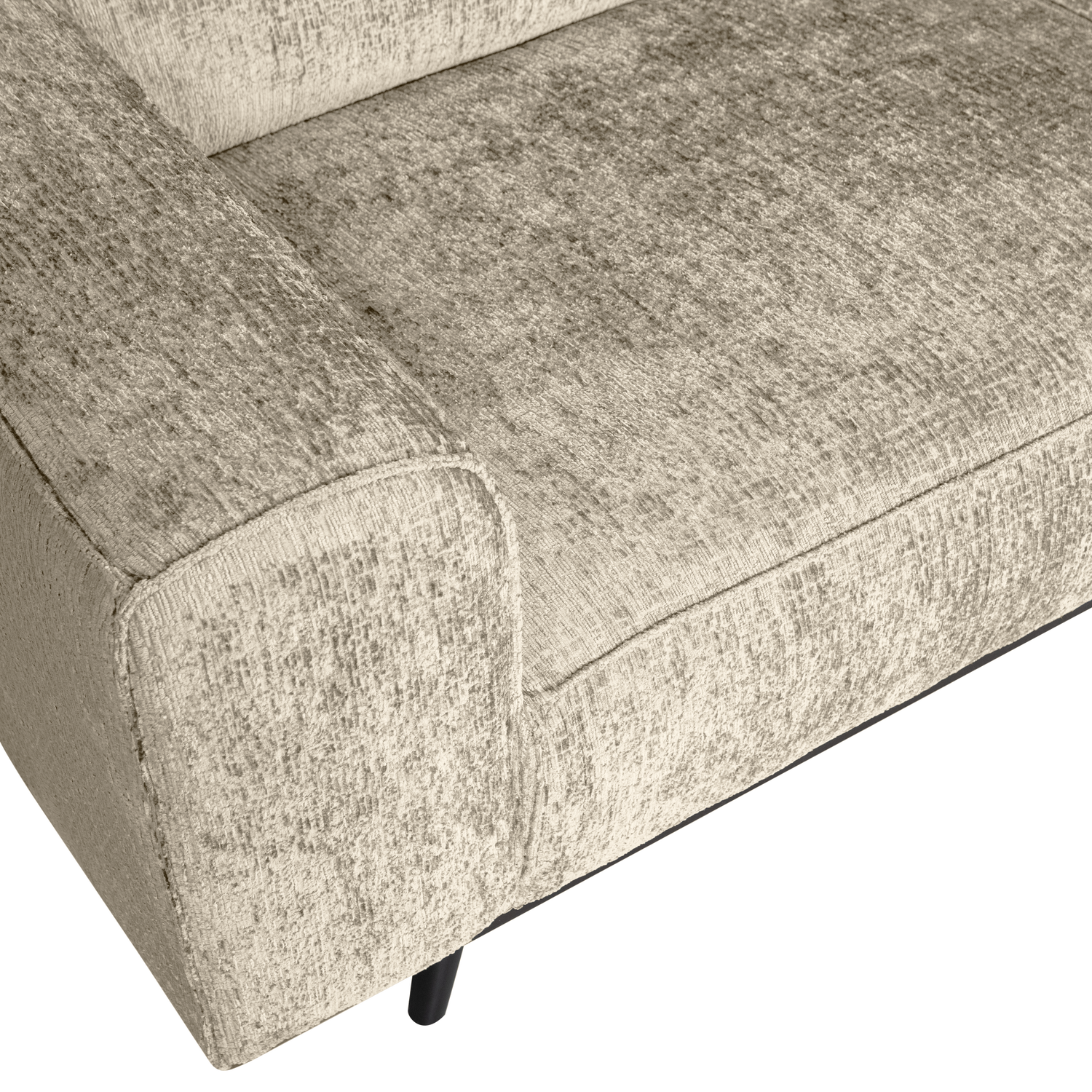 STATEMENT HOEKBANK RECHTS STRUCTURE VELVET WHEATFIELD