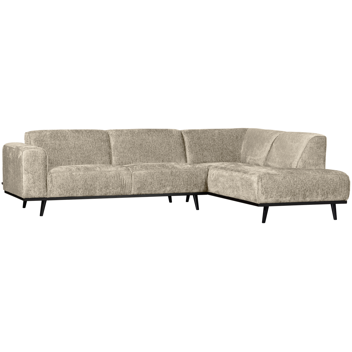 STATEMENT HOEKBANK RECHTS STRUCTURE VELVET WHEATFIELD