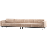 STATEMENT XL 4-ZITS BANK 372 CM CHENILLE VELVET NATUREL