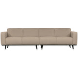 STATEMENT 4-ZITS BANK 280 CM BOUCLE BEIGE
