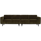 STATEMENT 4-ZITS BANK 280 CM RIBSTOF WARMGROEN