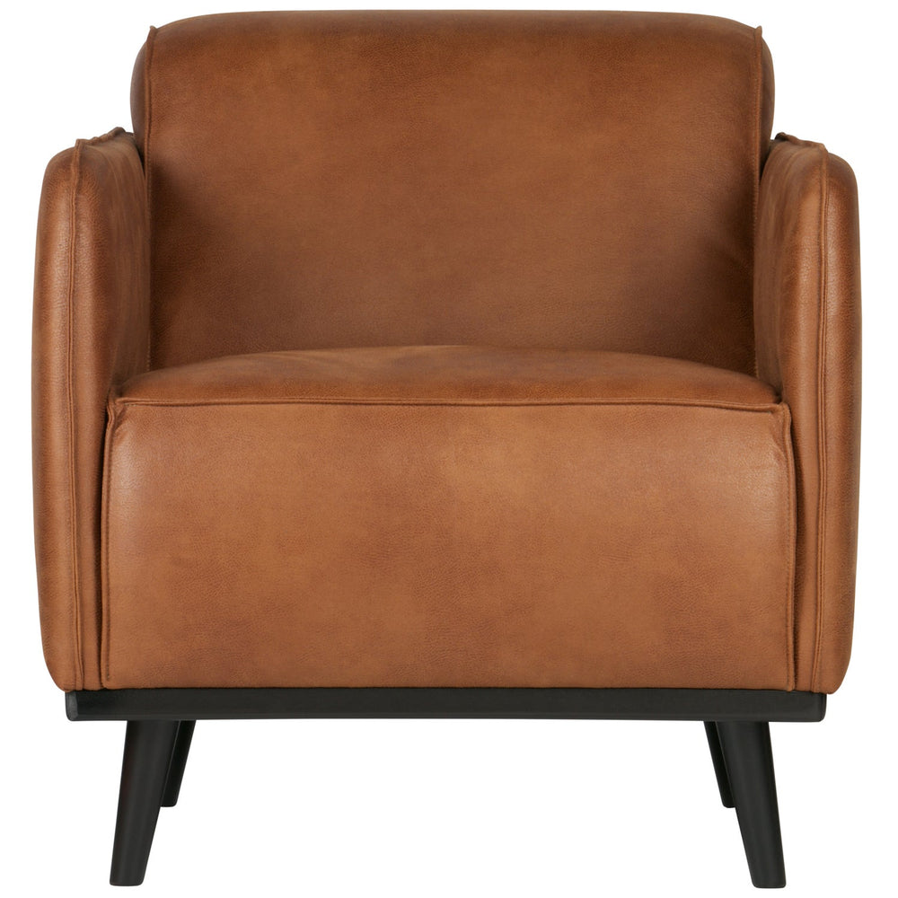 STATEMENT FAUTEUIL MET ARM ECOLEER COGNAC