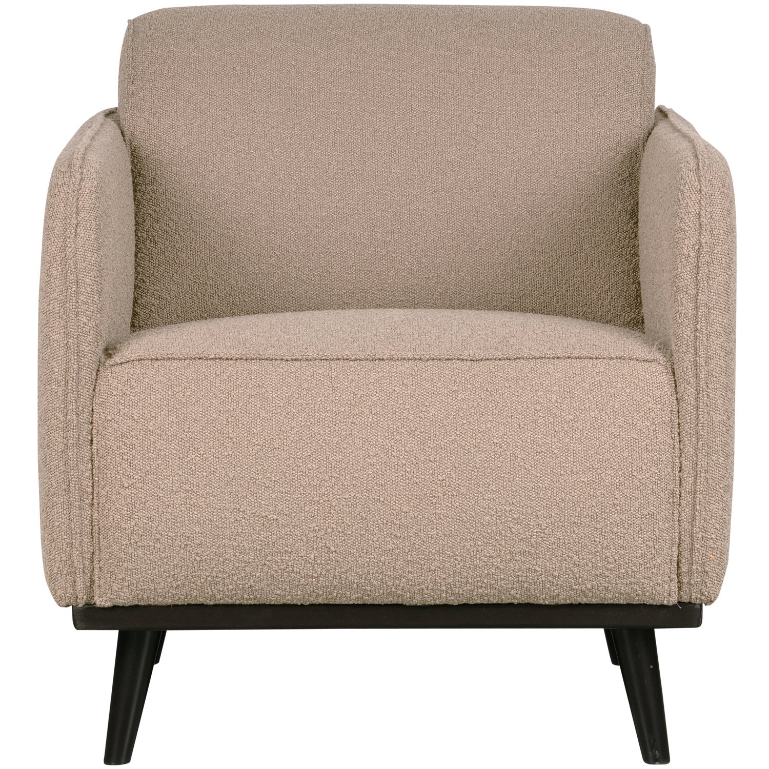 STATEMENT FAUTEUIL MET ARM BOUCLE BEIGE