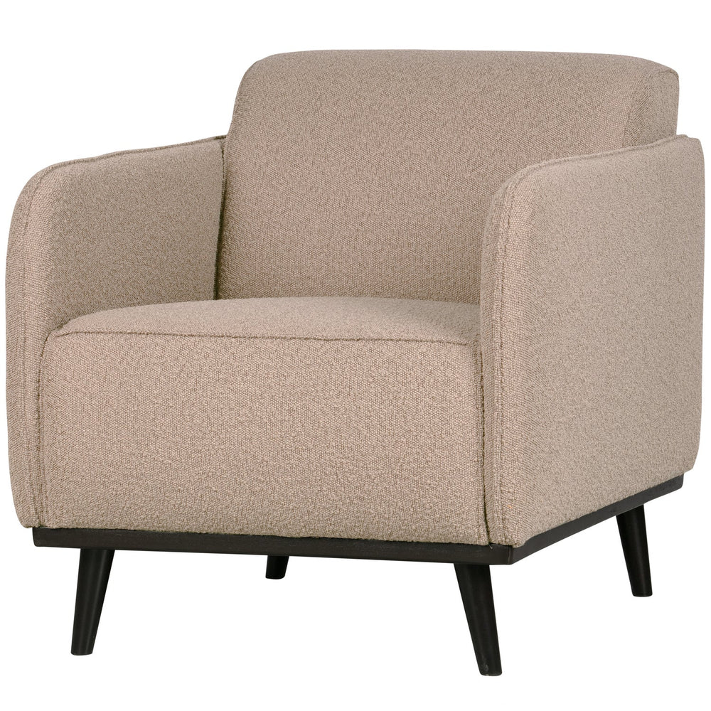 STATEMENT FAUTEUIL MET ARM BOUCLE BEIGE