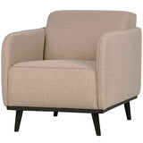 STATEMENT FAUTEUIL MET ARM BOUCLE BEIGE