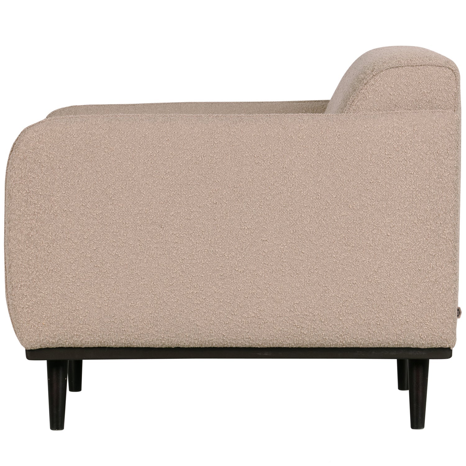 STATEMENT FAUTEUIL MET ARM BOUCLE BEIGE