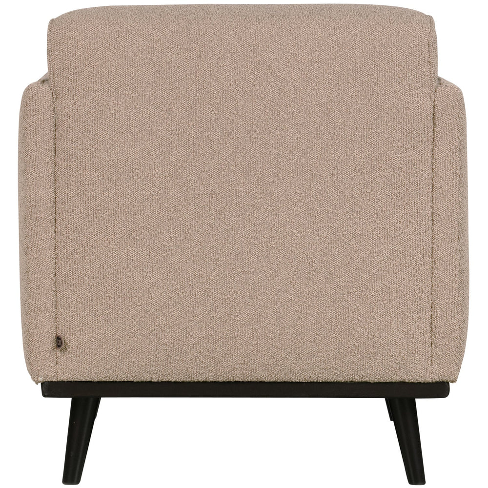 STATEMENT FAUTEUIL MET ARM BOUCLE BEIGE