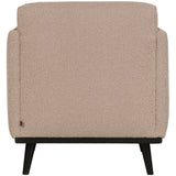 STATEMENT FAUTEUIL MET ARM BOUCLE BEIGE