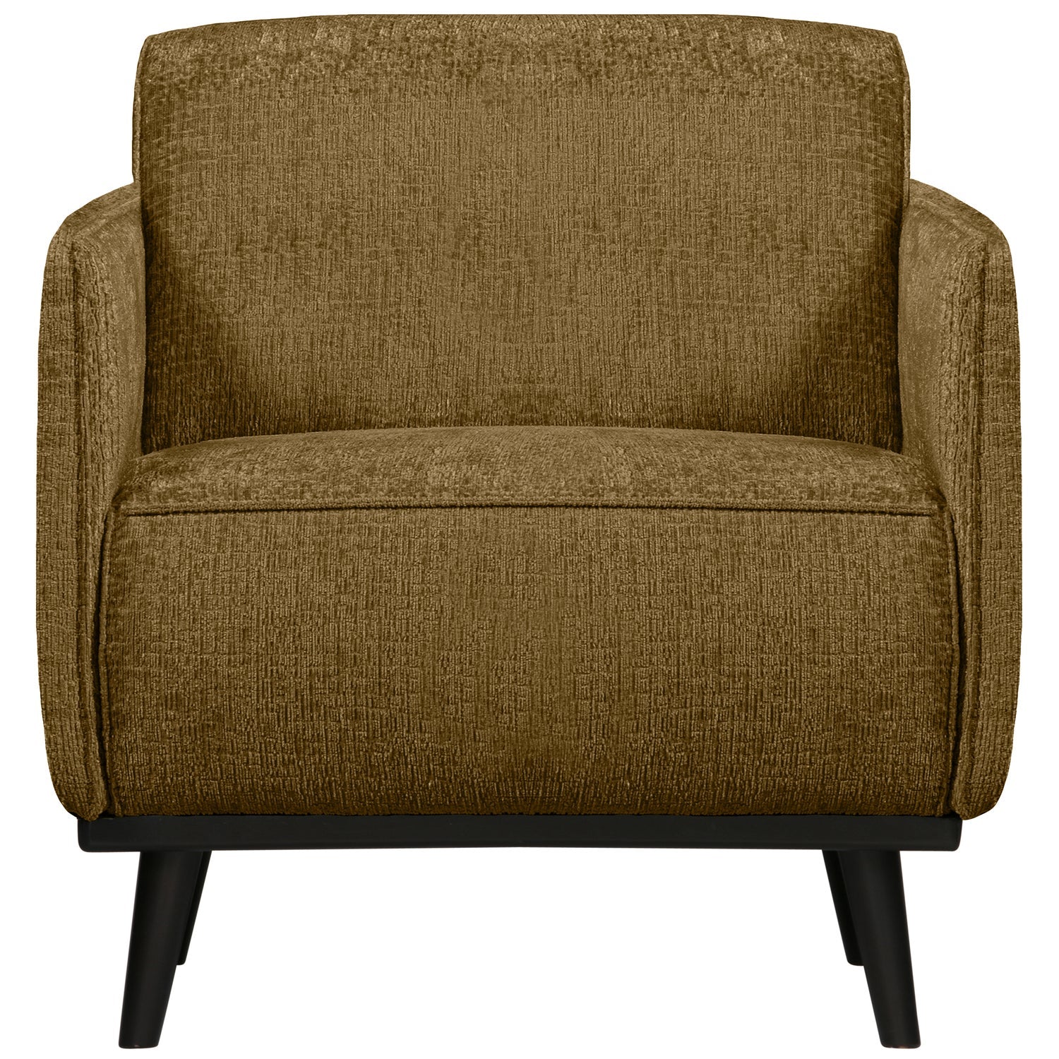 STATEMENT FAUTEUIL MET ARM STRUCTURE VELVET BRASS