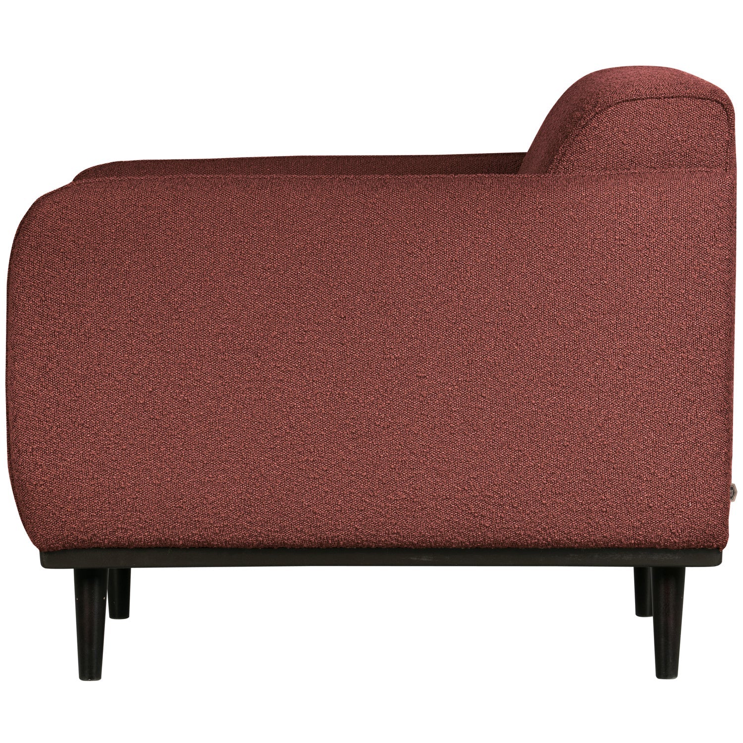 STATEMENT FAUTEUIL MET ARM BOUCLE KASTANJEBRUIN