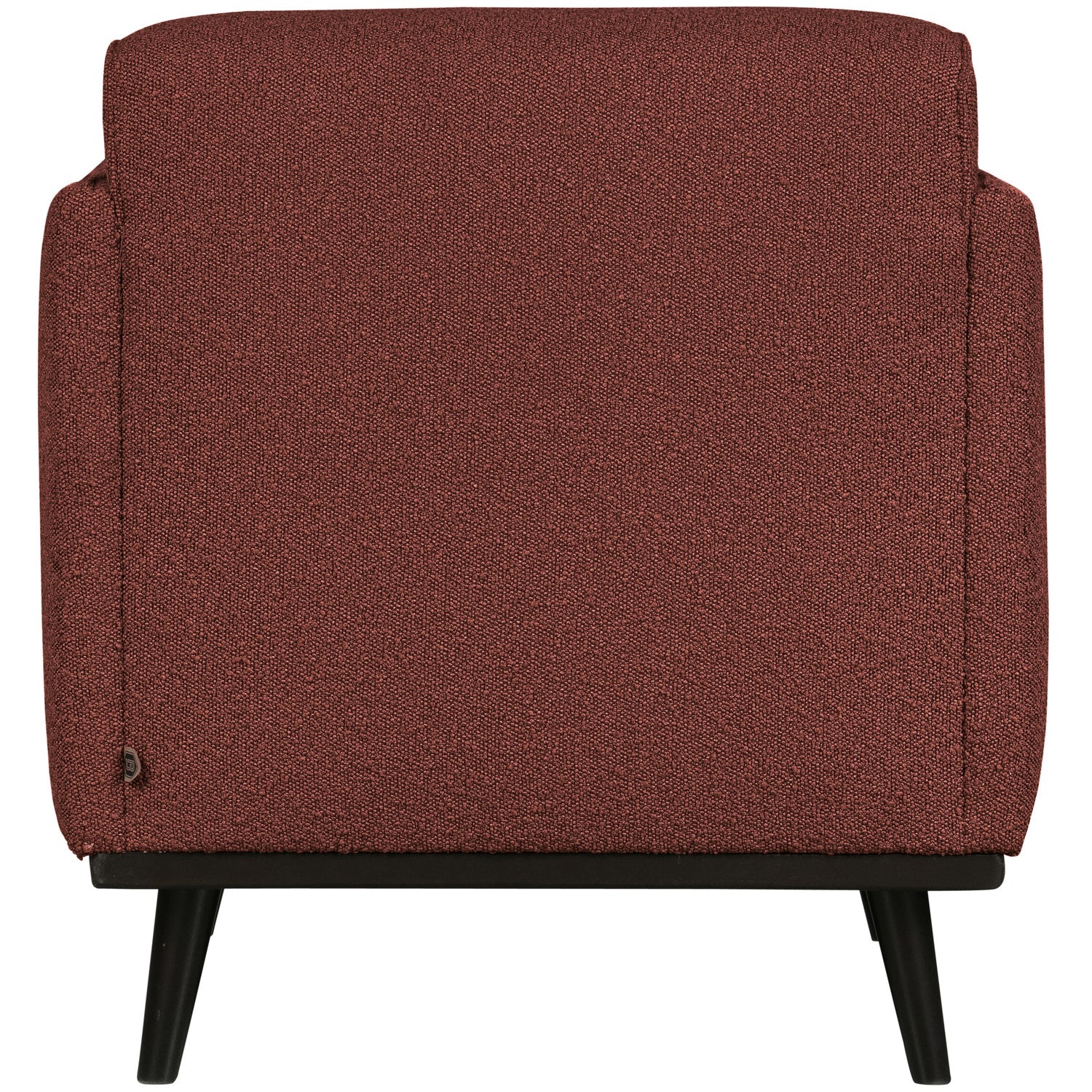 STATEMENT FAUTEUIL MET ARM BOUCLE KASTANJEBRUIN