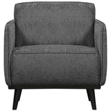 STATEMENT FAUTEUIL MET ARM STRUCTURE VELVET MOUNTAIN