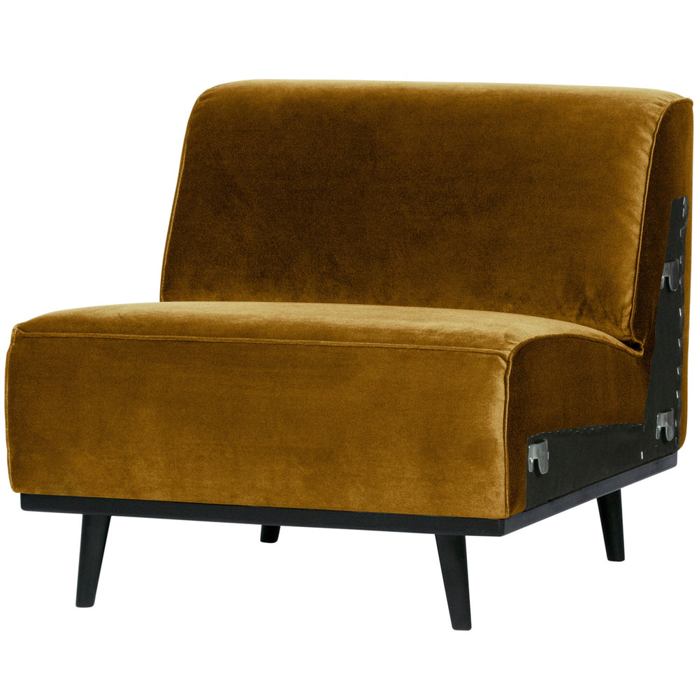 STATEMENT 1-ZITS ELEMENT VELVET HONINGGEEL