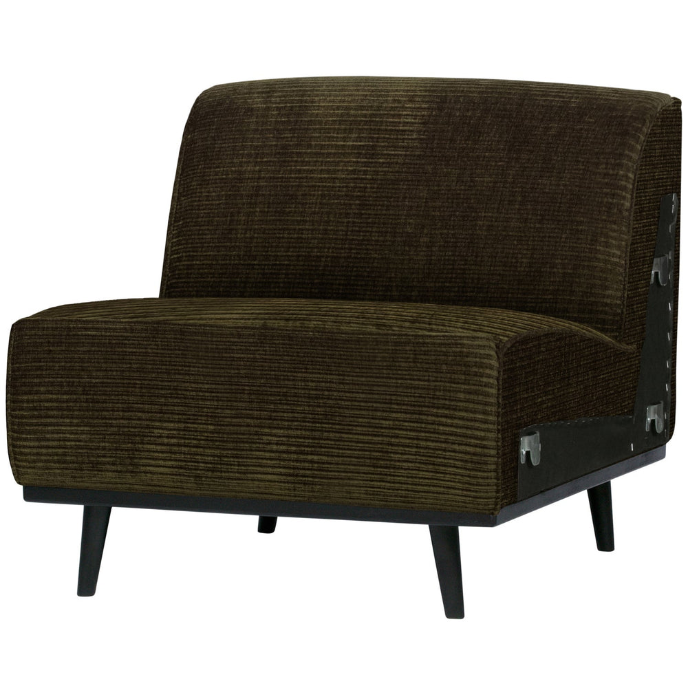 STATEMENT 1-ZITS ELEMENT RIBSTOF WARM GROEN