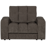 SECOND DATE FAUTEUIL VELVET WARMGRIJS