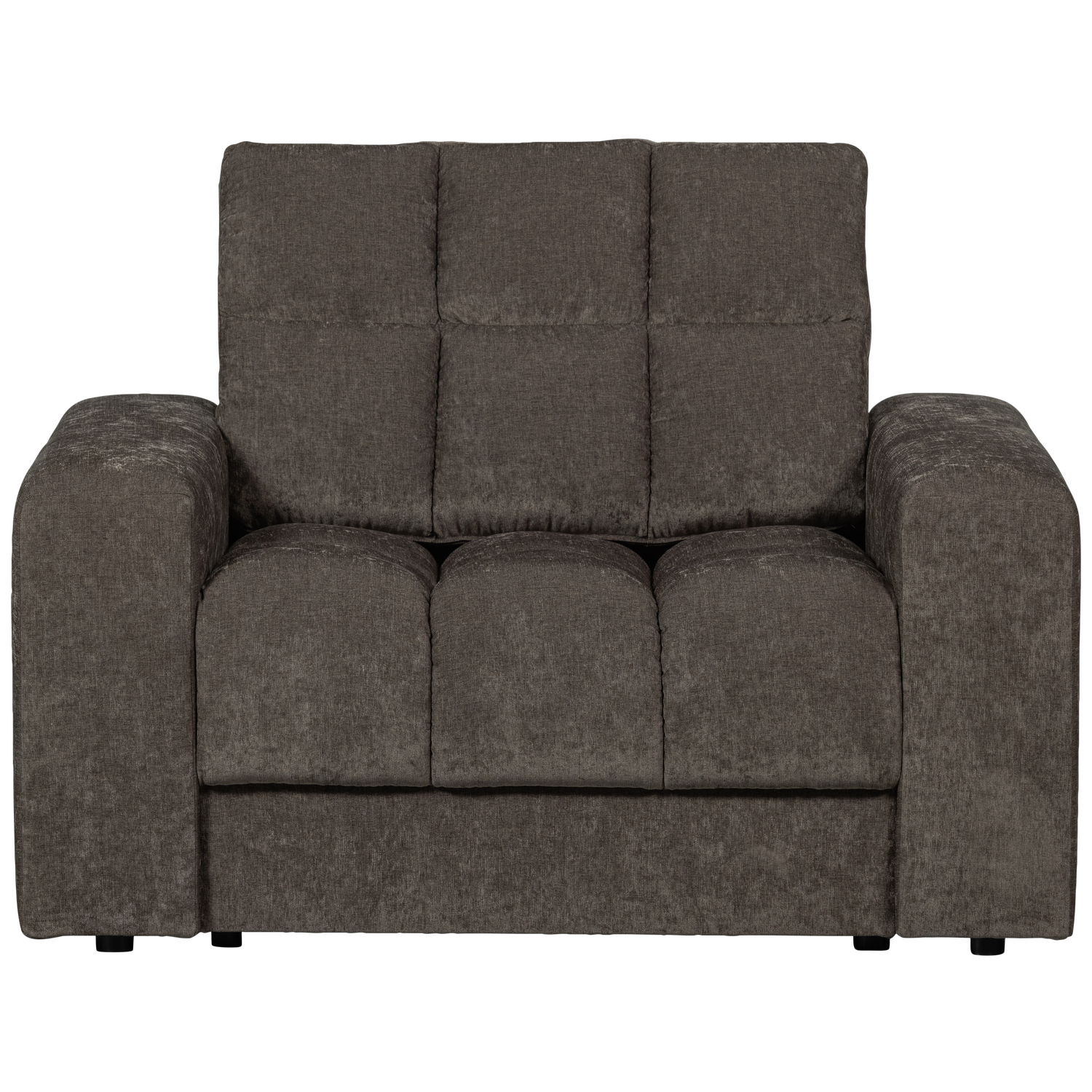 SECOND DATE FAUTEUIL VELVET WARMGRIJS
