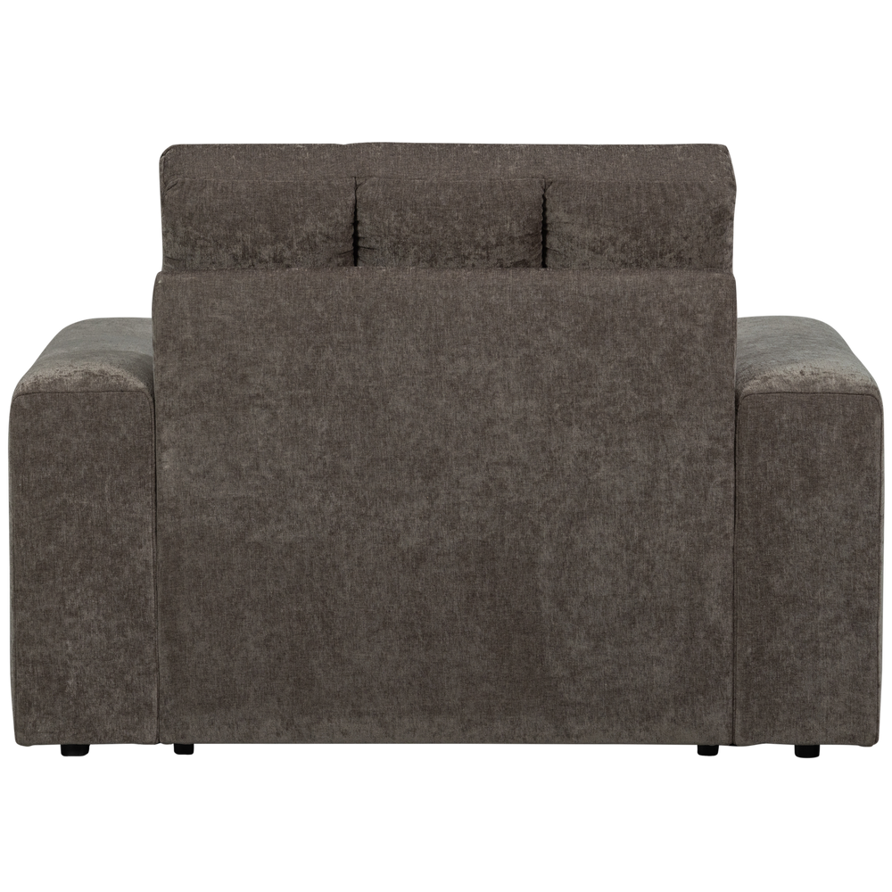SECOND DATE FAUTEUIL VELVET WARMGRIJS