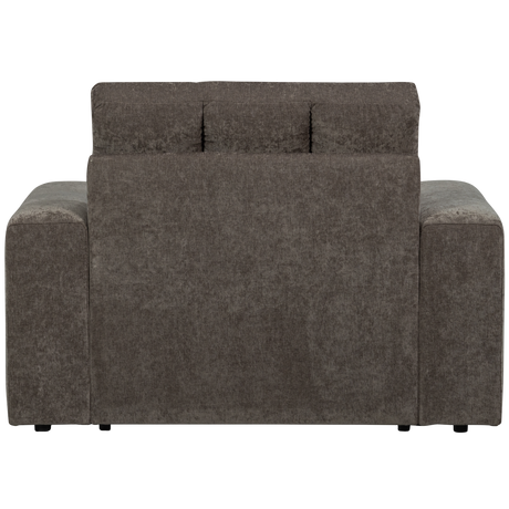 SECOND DATE FAUTEUIL VELVET WARMGRIJS