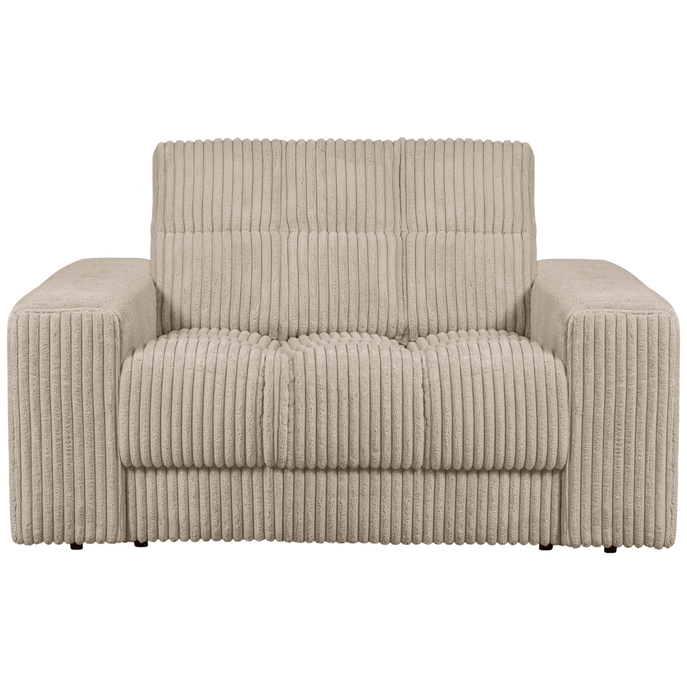 SECOND DATE LOVESEAT RIBSTOF TRAVERTIN