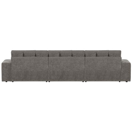 SECOND DATE CHAISE LONGUE LINKS VELVET GRIJS