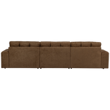 SECOND DATE CHAISE LONGUE RECHTS STRUCTURE VELVET BRASS