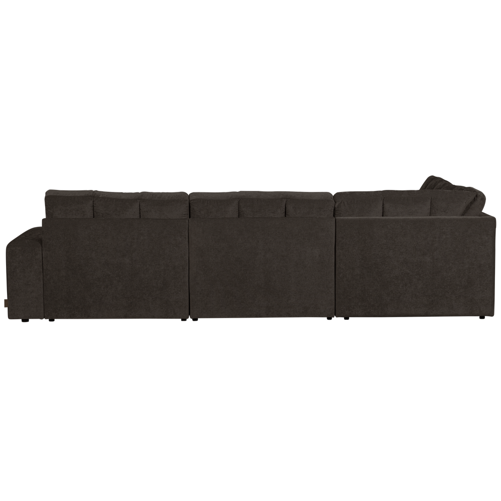 SECOND DATE HOEKBANK LINKS VELVET ANTRACIET