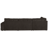 SECOND DATE HOEKBANK LINKS VELVET ANTRACIET