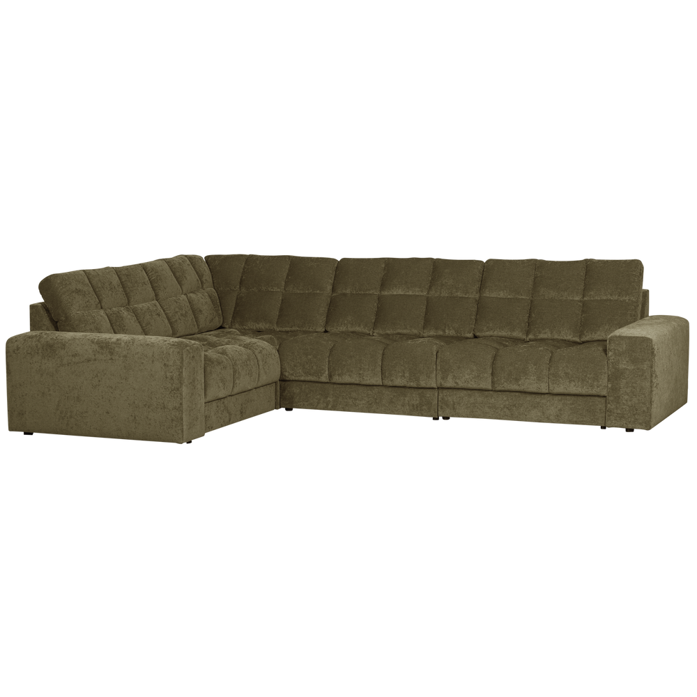 SECOND DATE HOEKBANK LINKS VELVET GROEN