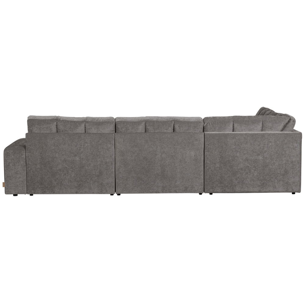 SECOND DATE HOEKBANK LINKS VELVET GRIJS