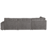 SECOND DATE HOEKBANK LINKS VELVET GRIJS