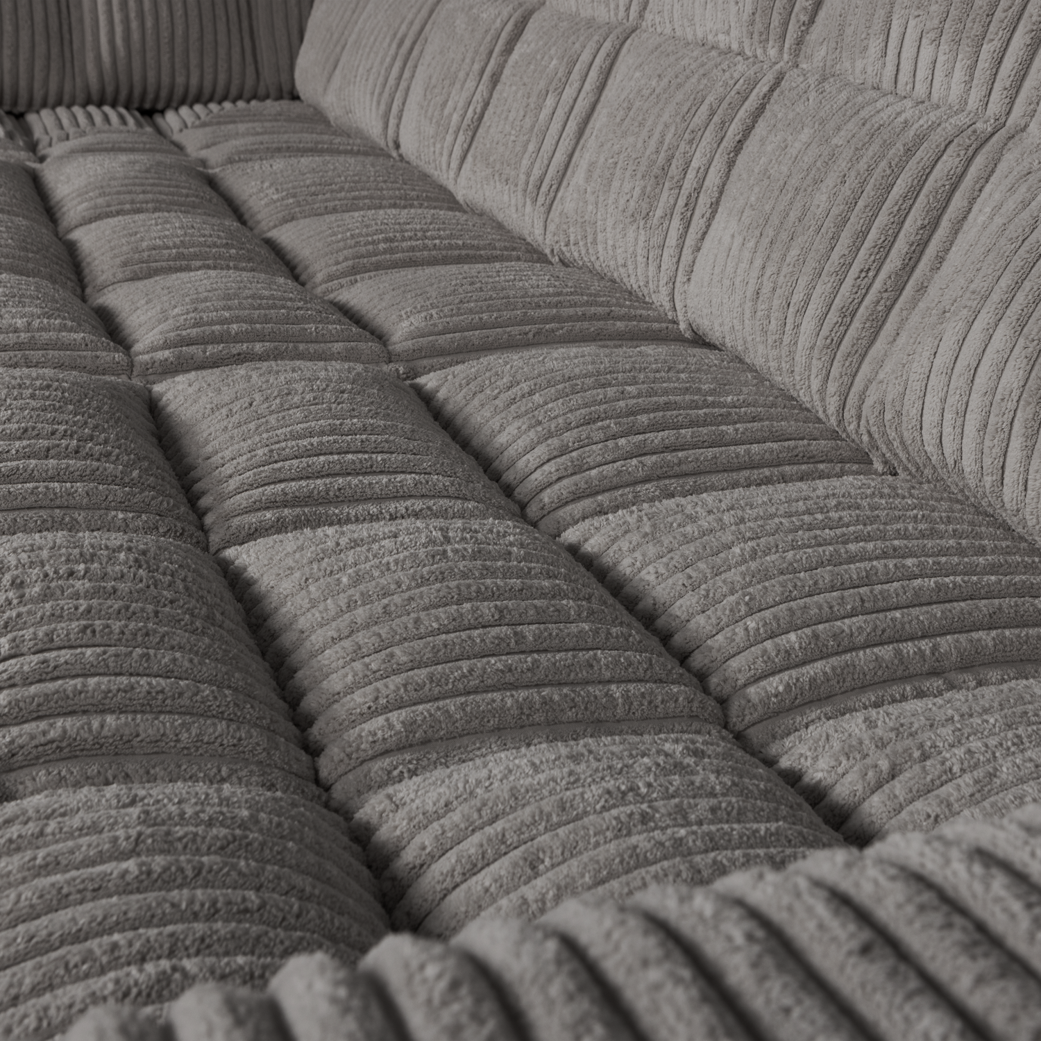 SECOND DATE HOEKBANK LINKS RIBSTOF TERRAZZO